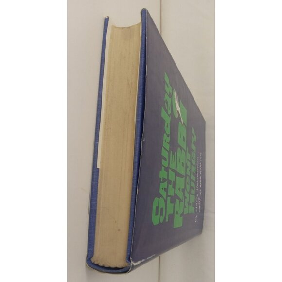 Saturday the Rabbi Went Hungry – VG+ Vintage Mystery Hardcover Book - Picture 6 of 10